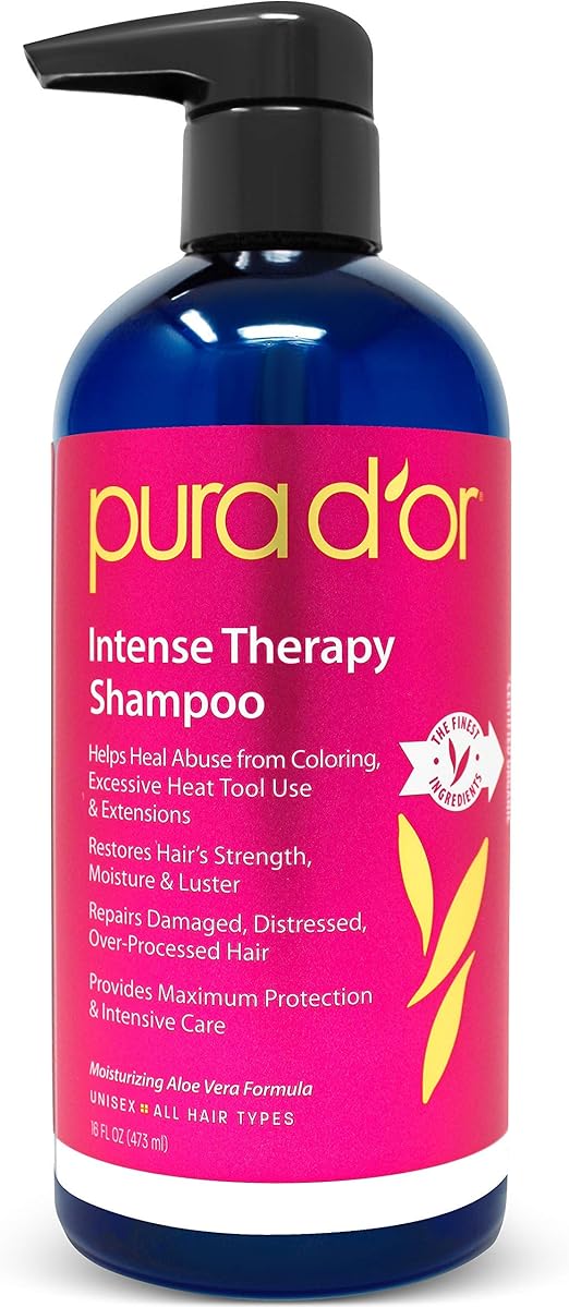 PURA D'OR Intense Therapy Shampoo, 16 Fluid Ounce Amazon.ca Beauty
