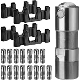 Hydraulic Valve Lifters Set of 16 with Guide Trays Replace12499225 17122490 | Compatible with LS1 LS2 LS3 LS6 LS7 LQ4 LQ9 LY5 LY6 LM7 engines; includes 16 valve lifters with guide trays