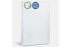 Genew Pack and Play Mattress (38"x26"x3''), Mini Crib Mattress Cover for Pack N Play, Play Pen for Babies and Toddlers, Soft, Waterproof, Washable Breathable Pad, Memory Foam