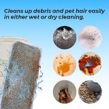 Zeltauto Reusable Mop Pads for Flash Speed Mop 4 Pack Microfiber Grey view 2