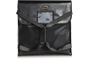 New Star Foodservice 51117 Insulated Pizza Delivery Bag, 20" by 20" by 5", Black