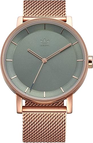 adidas district milanese bracelet watch 40mm