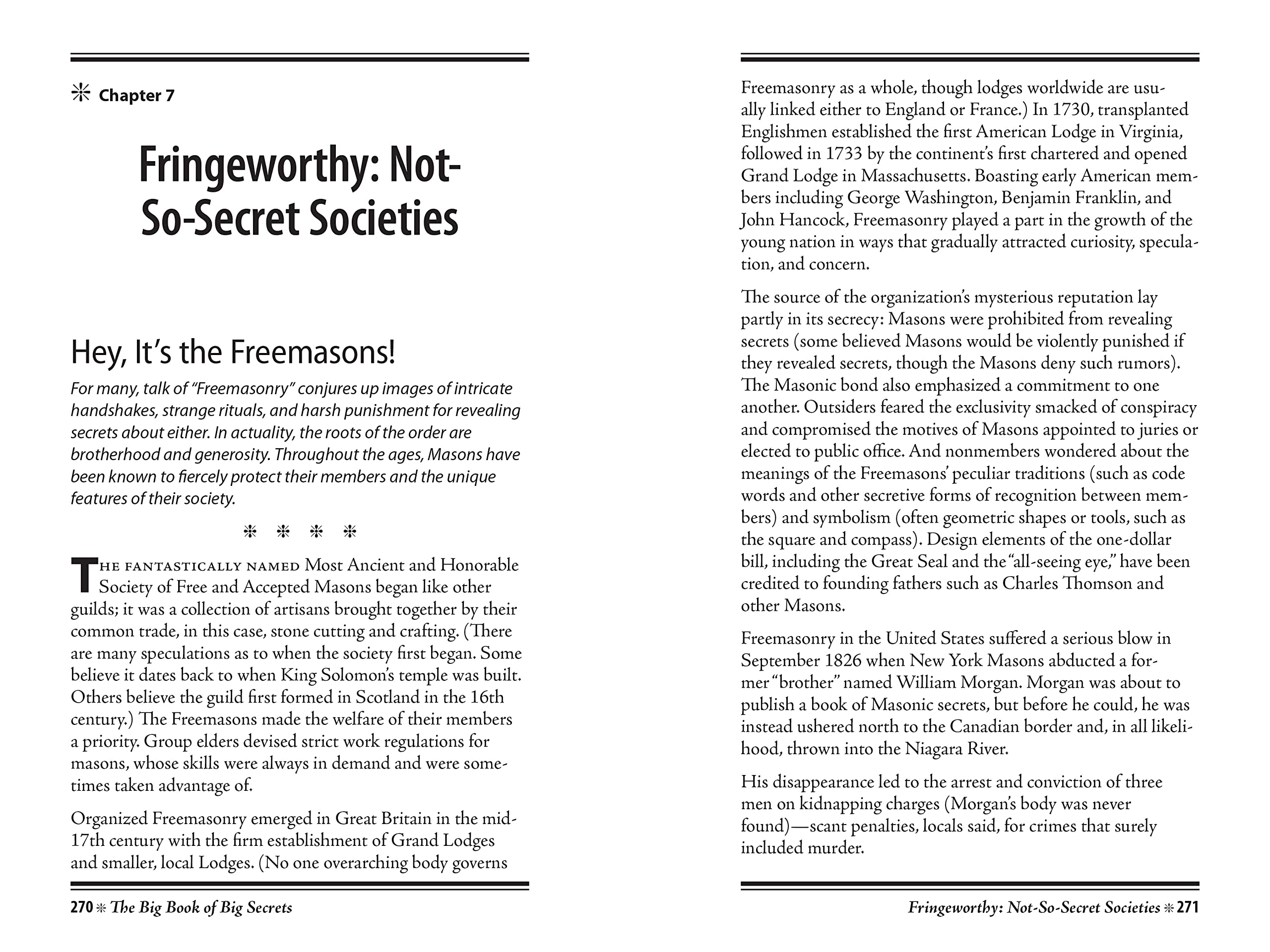 The Book of Big Secrets