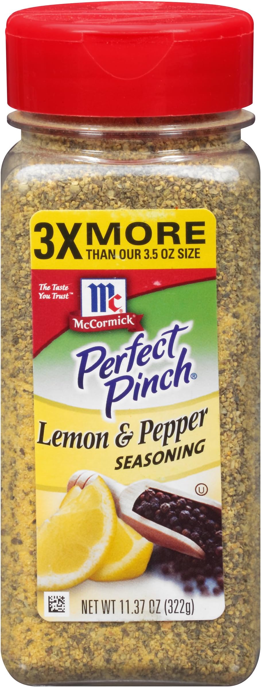 McCormick Lemon & Pepper Seasoning, 11.37 OZ (Pack of 1)