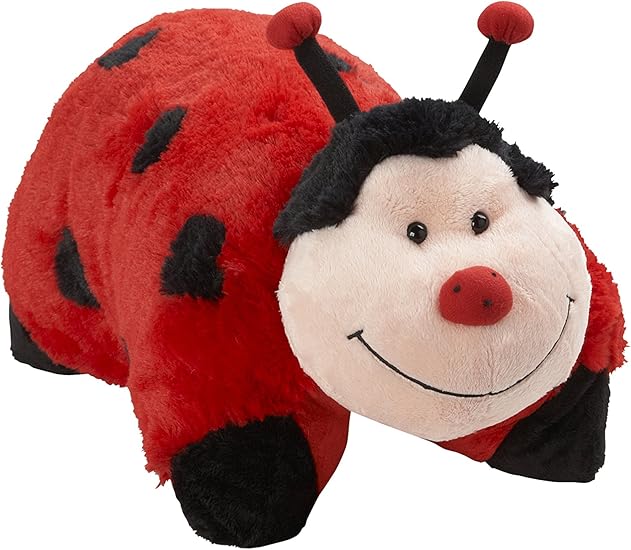 Amazon Com My Pillow Pets Miss Lady Bug 18 Toys Games