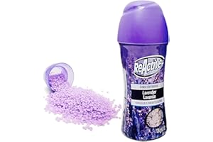 Reactive Lavender Scent Laundry Beads, In-Wash Booster, 128g (Pack of 1), Long-Lasting Freshness, Odour Removal, Compatible w