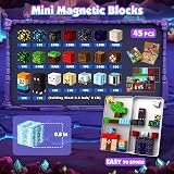 ToyUnited Magnetic Blocks 45Pcs Travel STEM Toys with Magnetic Box view 2
