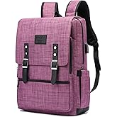 HFSX Vintage Backpack Anti Theft Laptop Backpack Men Women Business Travel Computer Backpack College Bookbag Stylish Water Resistant Vintage Backpack with USB Port Fits 15.6 Inch Laptop