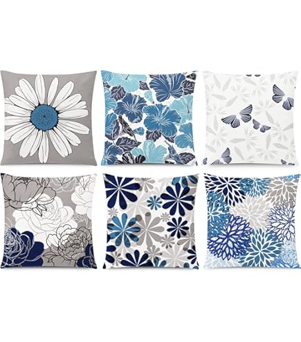 Wyooxoo Juego De 4 Fundas De Almohada Decorativas De 12 X 20