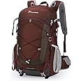 MOUNTAINTOP 40L Hiking Backpack,Lightweight Travel Backpack with Rain Cover for Outdoor Backpacking, Camping