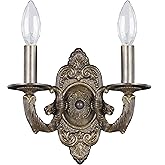 Crystorama Paris Market 2 Light Venetian Bronze Sconce