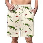 Ekouaer Men's Pajama Shorts Soft Sleepwear Bottoms Pj Shorts with Pocket | Drawstring Elastic Waistband Sleep Pants,Summer,Fall,Funny Print,Beach Vacation Outfit,Gift For Birthday,Anniversary,Husband