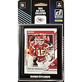 Kansas City Chiefs 2024 Donruss Factory Sealed Team Set Featuring Patrick Mahomes, Travis Kelce and Chris Jones with Xavier Worthy Rated Rookie Card Plus