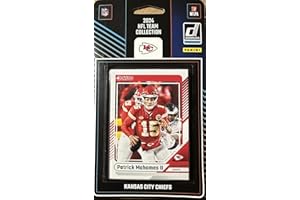 PANINI Kansas City Chiefs 2024 Donruss Factory Sealed Team Set Featuring Patrick Mahomes, Travis Kelce and Chris Jones with Xavier Worthy Rated Rookie Card Plus
