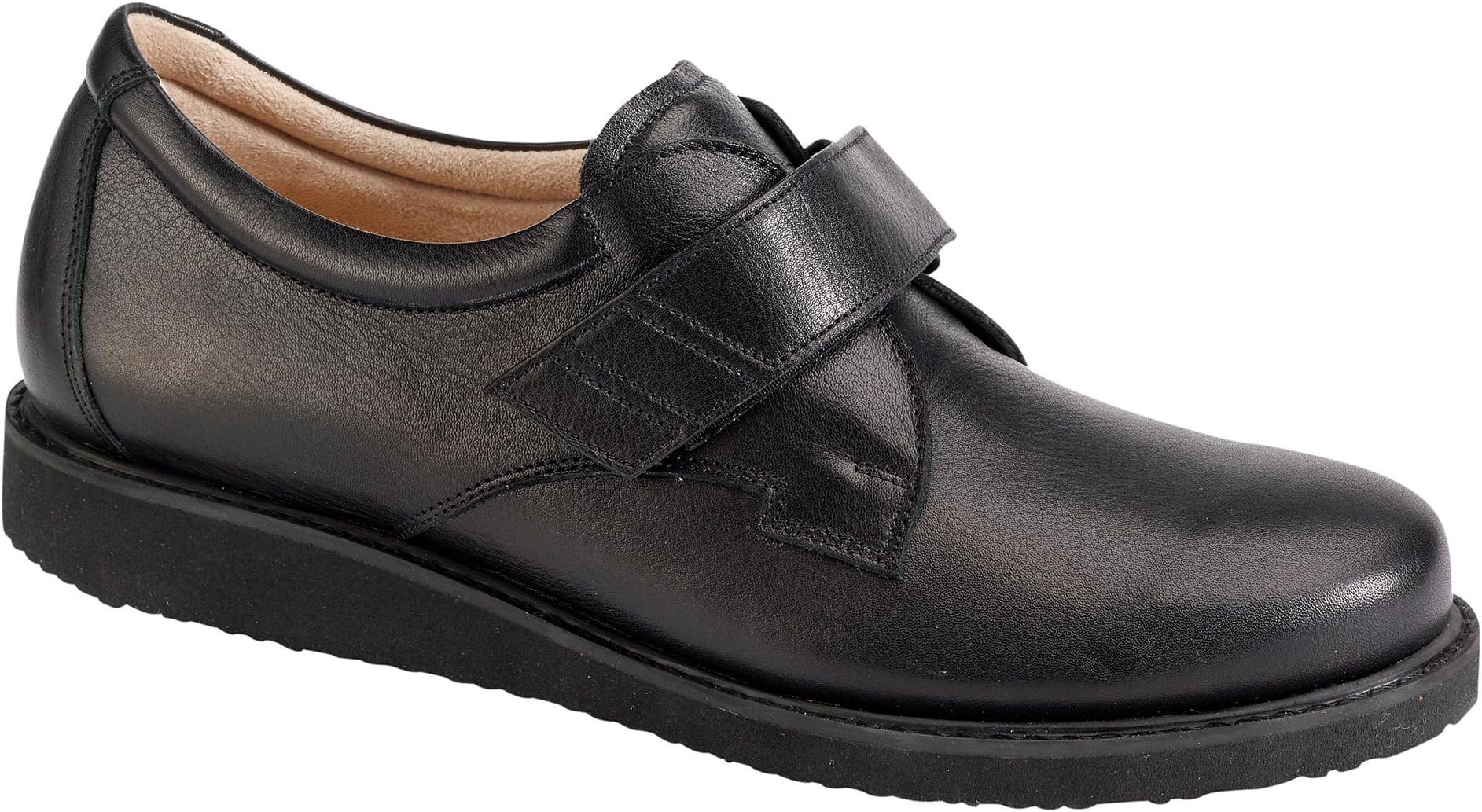 diabetic shoes leather velcro