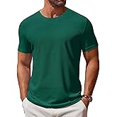COOFANDY Men's T Shirt Short Sleeve Crew Neck T-Shirt Casual Summer Classic Basic Tee Shirts