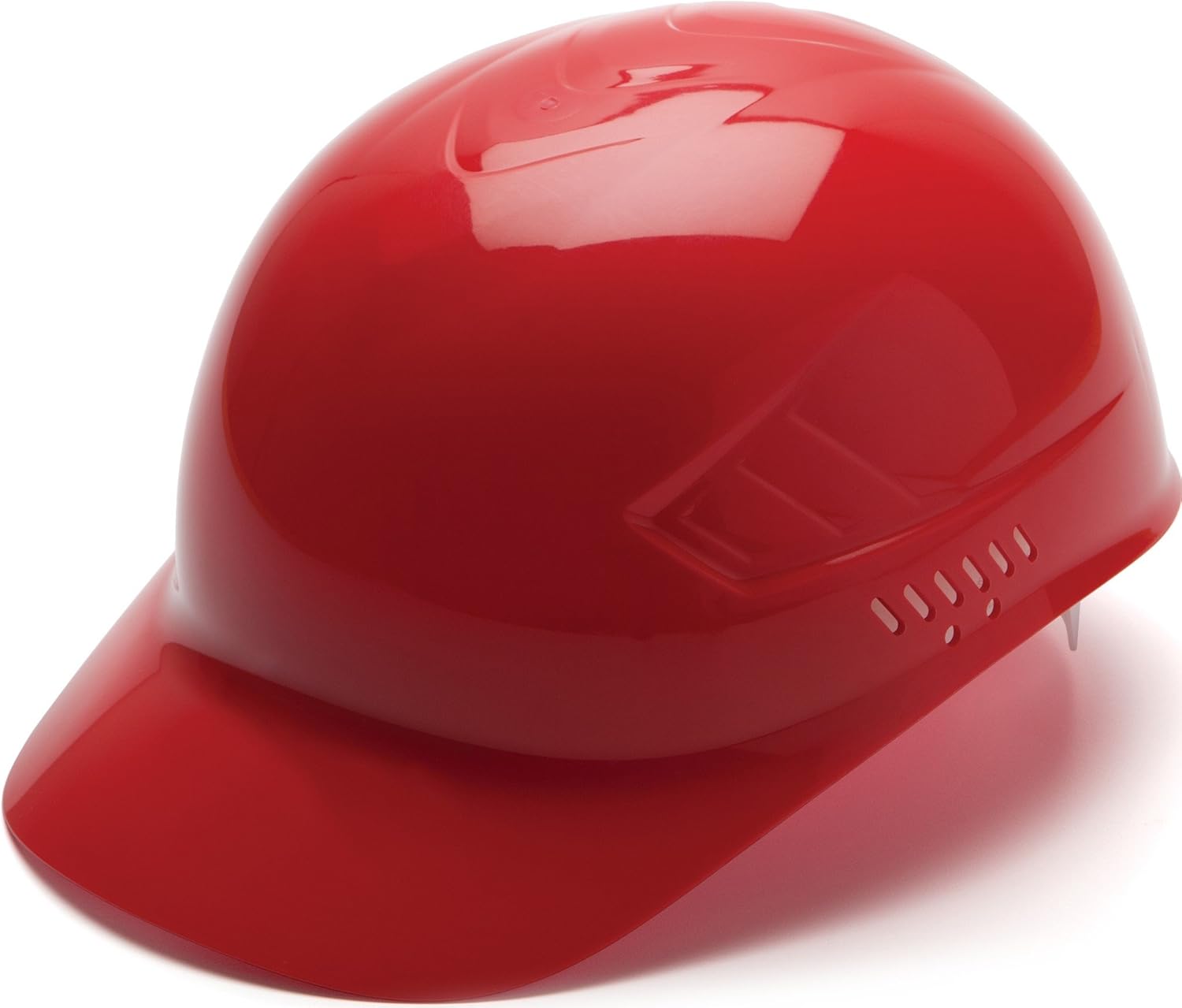 Pyramex Ridgeline 4 Point Glide Lock Suspension Bump Cap, Red