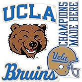 Desert Cactus UCLA Sticker University of California Los Angeles Bruinsr Vinyl Decals Laptop Water Bottle Car Scrapbook Sheet T2 (Type 2-3)