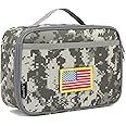 FlowFly Kids Lunch box Insulated Soft Bag Mini Cooler Back to School Thermal Meal Tote Kit for Girls, Boys, Free USA Flag Patch Included