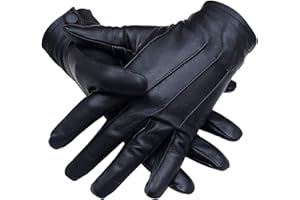 Men's Dress Driving Genuine Sheep Leather Unlined Gloves