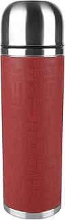 Emsa 515715 Senator Manschette Isolierflasche, Mobil genießen, 1 l, Safe Loc Verschluss, rot