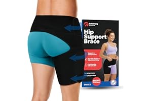 ARMSTRONG AMERICA Hip Brace Thigh Compression Sleeve | Sciatica Pain Relief Device | Hamstring & Groin Compression Sleeve Wrap for Sciatic Nerve Relief | Hip Support Braces Thigh Brace for Women & Men SMALL / RIGHT LEG