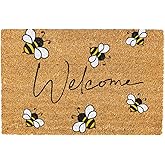Generic Bee Welcome Mats - Bees Outdoor Door mat - Colorful Spring Door Mat Indoor Entrance Cute Decorative Outdoor Doormats 