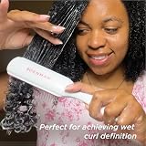 Denman D3 Curly Hair Brush Cherry Blossom 7 Row Styling Brush view 7