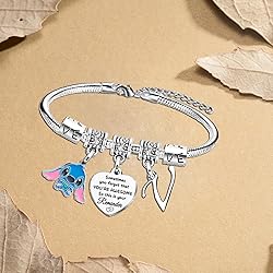 Waeceip Stitch Bracelet with Initial Letter, Gifts