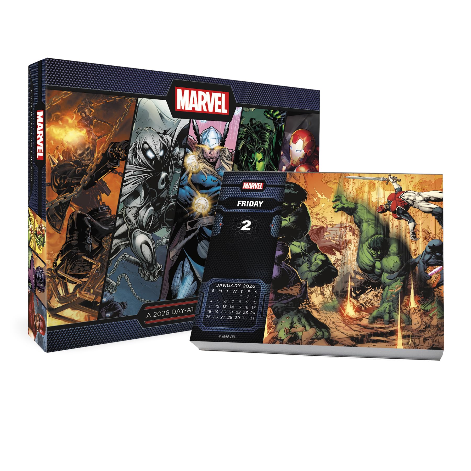 Photo 1 of 2026 History of Marvel Day-at-a-Time Box Calendar