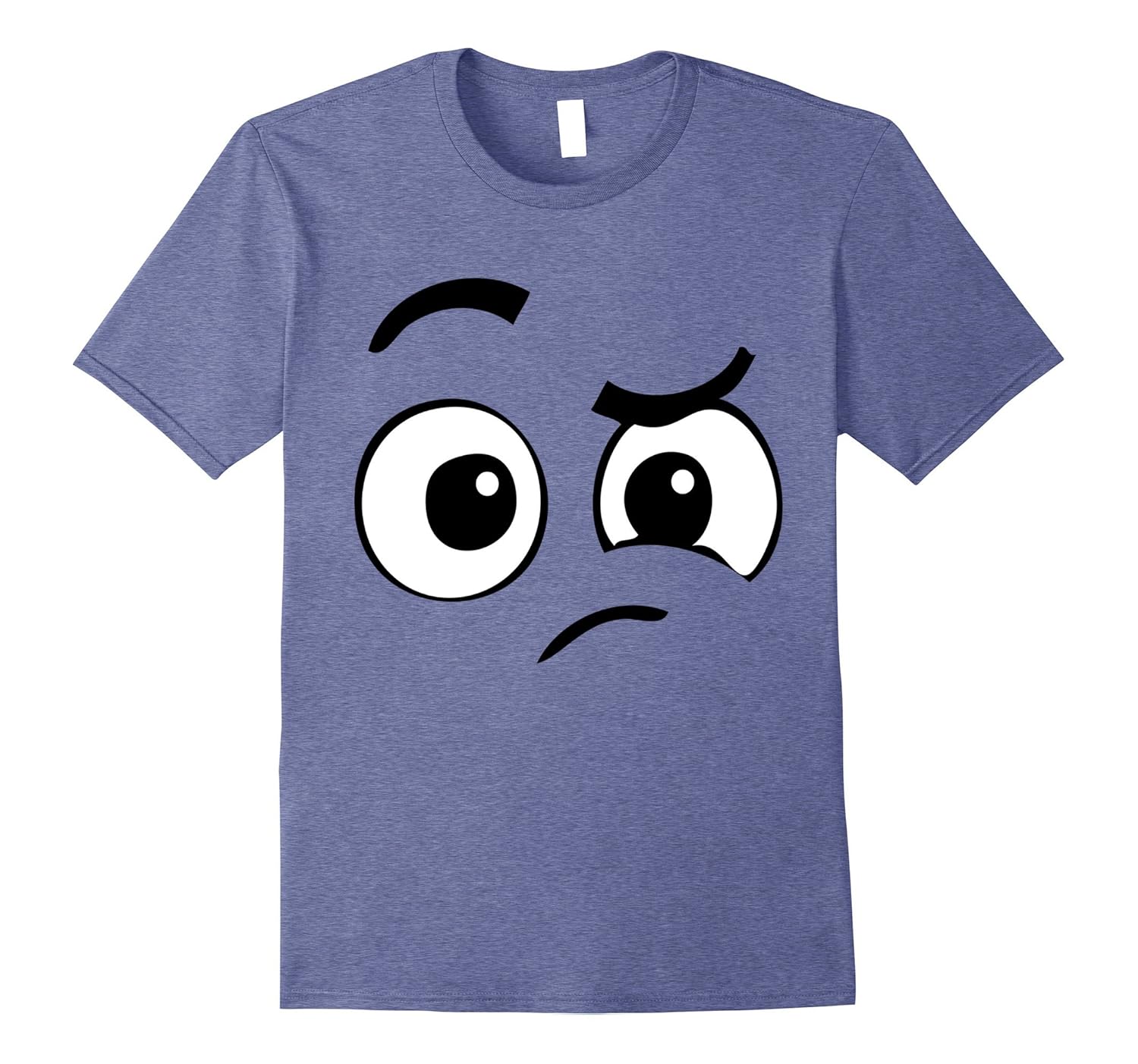 Perplexed Emoji Halloween Costume TShirt Confused Face-ANZ