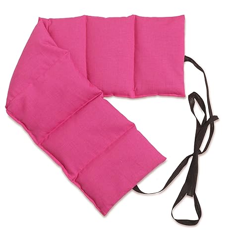 Faja térmica lumbar de semillas con siete compartimientos y cintas ...