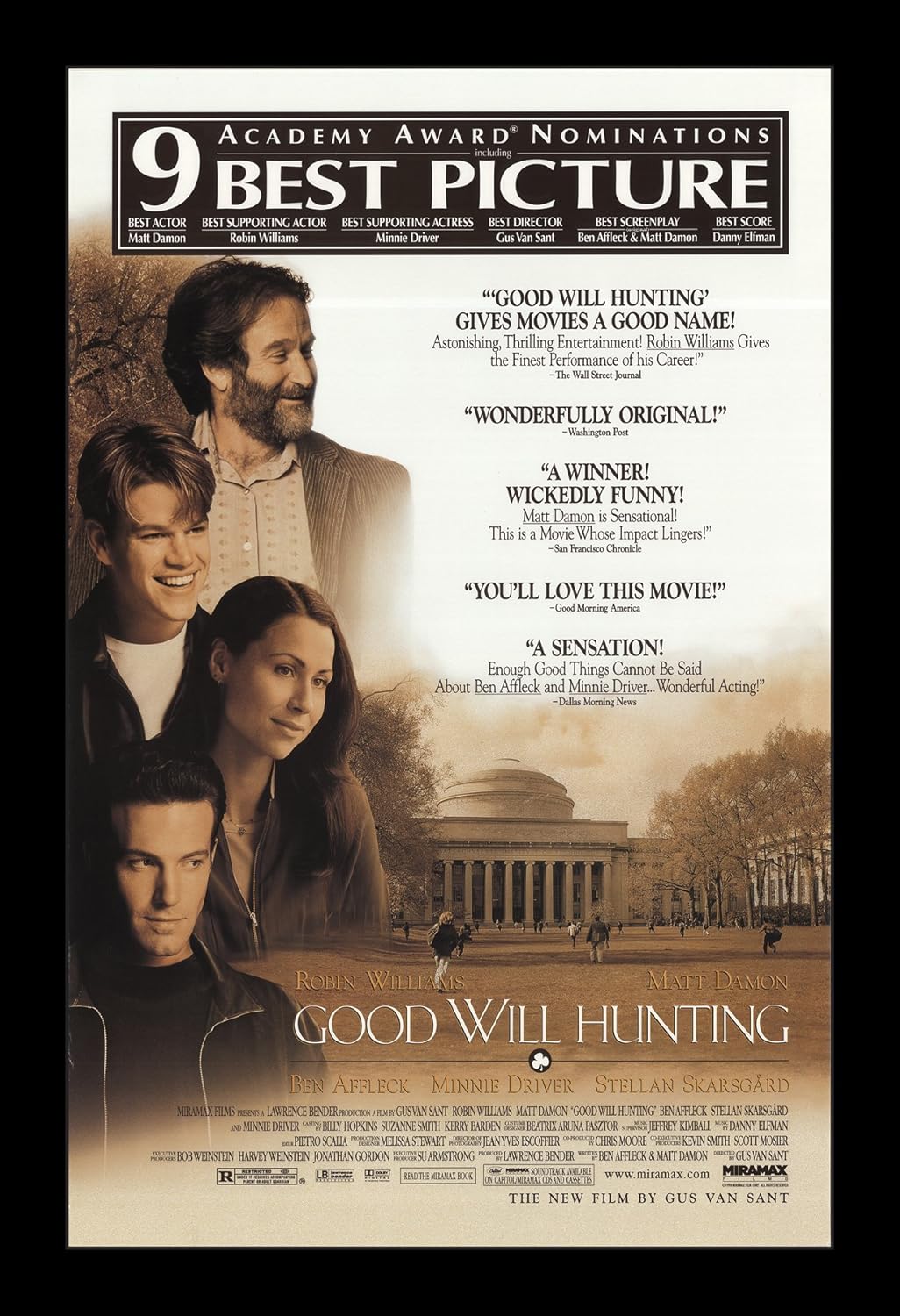 Wallspace Good Will Hunting - 11x17 Framed Movie Poster
