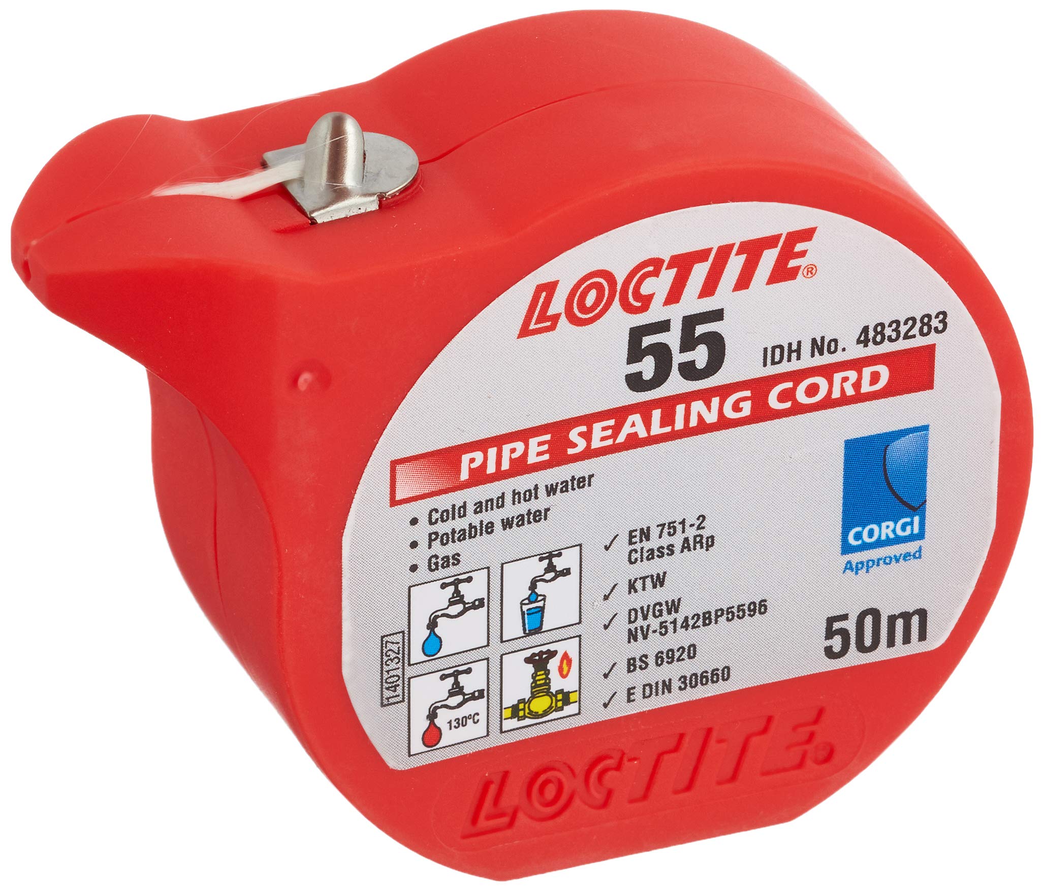 Loctite 483283 55 Pipe Sealing Cord for Gas/Water/Pneumatics, 50m Length Buy Online in Japan at Loctite 483283 55 Pipe Sealing Cord for Gas/Water/Pneumatics, 50m Length Buy Online in Japan at