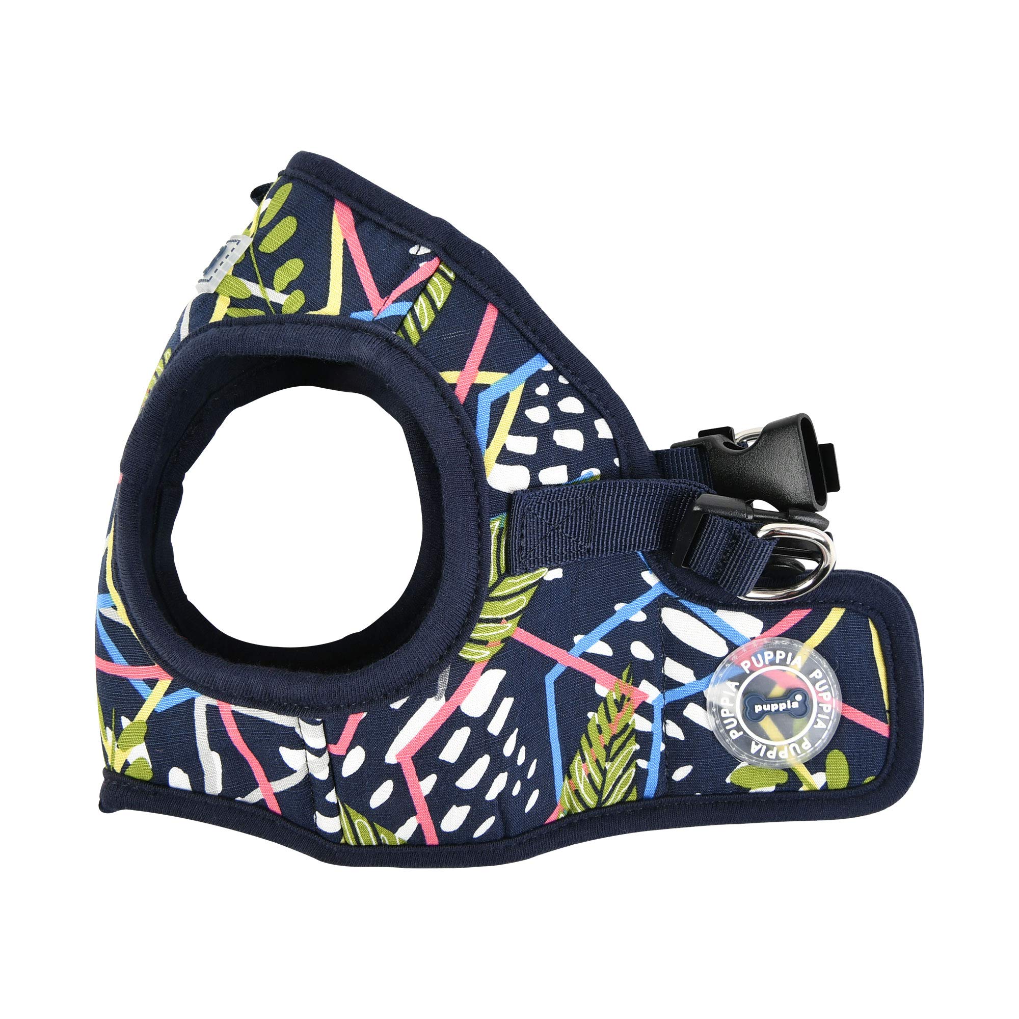 Puppia Botanical Harness B, Navy, M