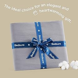 Bedsure Linen Sheets - Twin Size Sheets, Blend from