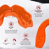 SAFEJAWZ Slim Fit Mouth Guard Junior Orange with Case view 4