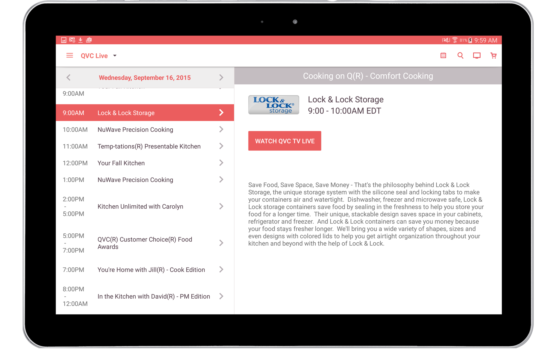 Is There A Problem With The Qvc App at Flossie Andrew blog