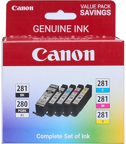 Amazon.com: Canon Genuine Ink Cartridge BCI-381 (BK/C/M/Y) +380 5