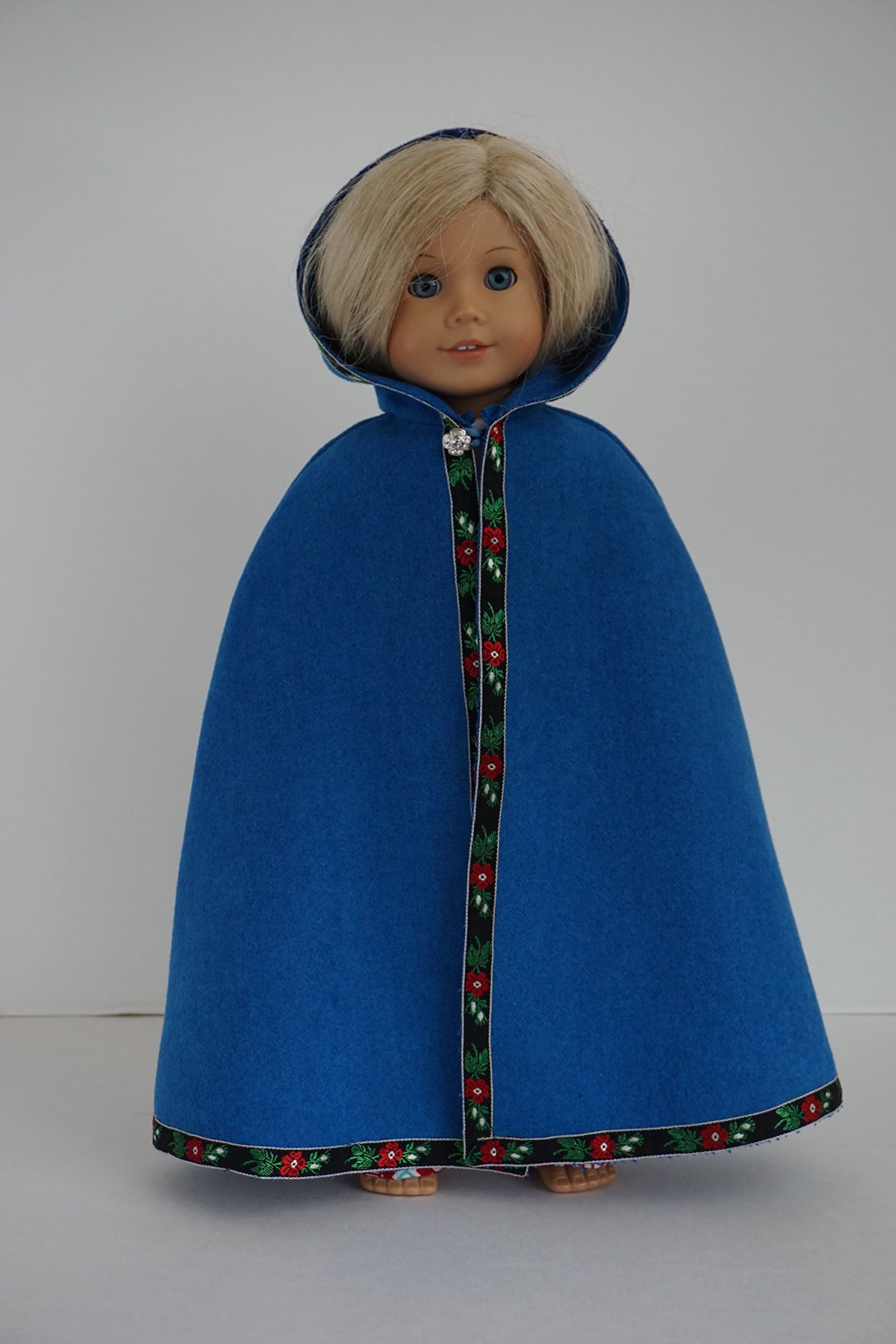 Doll Sewing Kit, Tyrolean Cape, Fits 18 Inch Doll