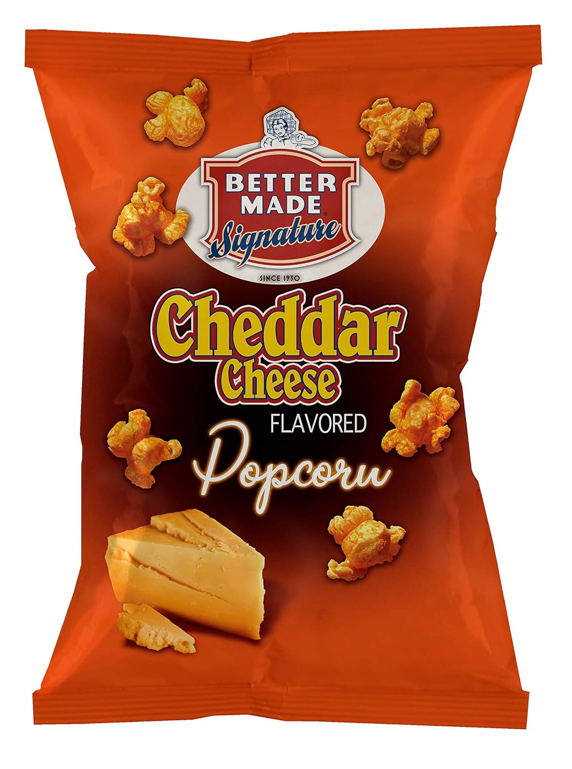 Better Made Cheddar Cheese Flavored Popcorn 9oz Bag
