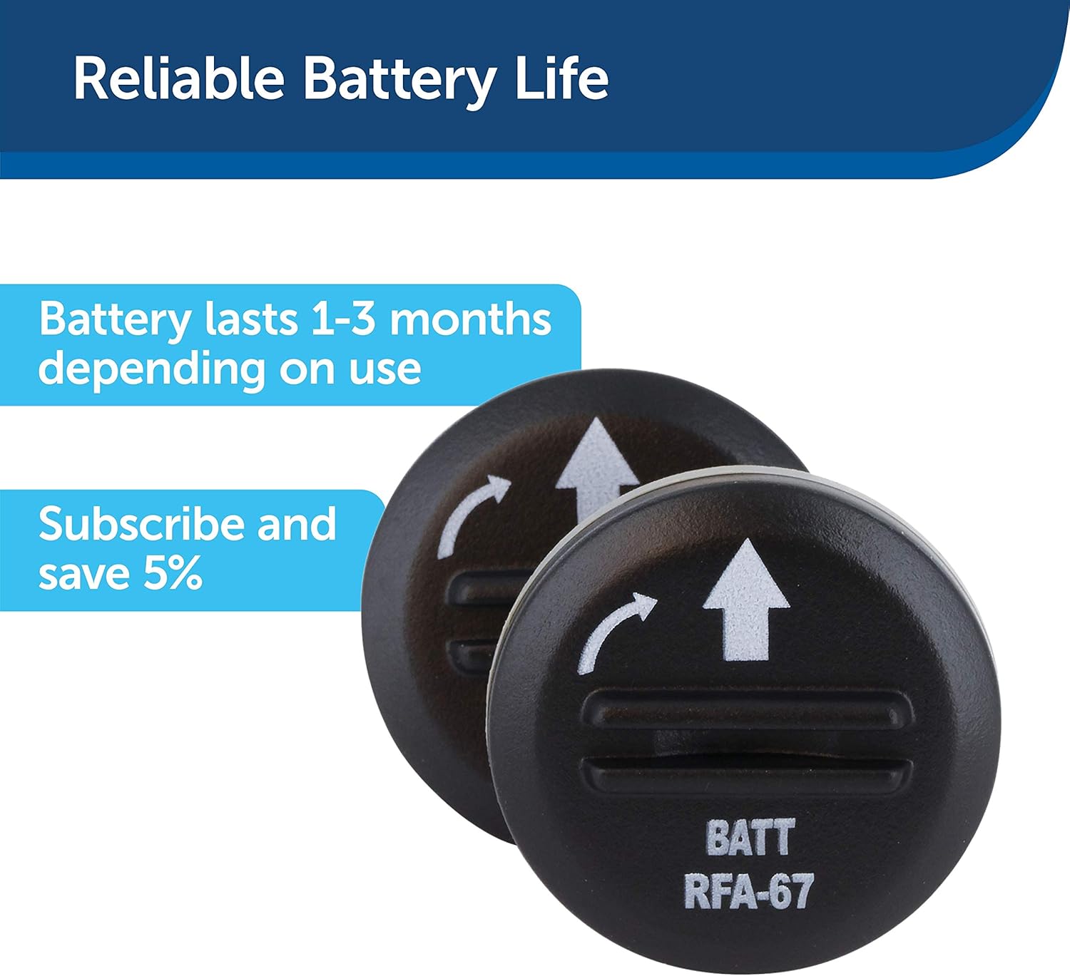 PetSafe RFA-67D-11 6 Volt Battery (Pack of 2) : PetSafe : Barking Deterrent Collars : Pet Supplies