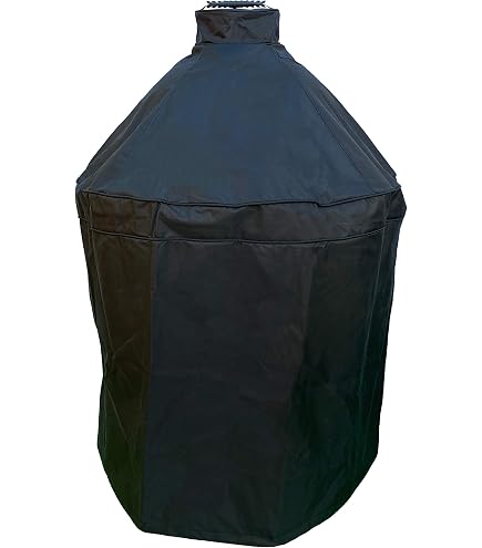 thumbnail image 2 of Classic Accessories Kamado Grill Cover – Fits Green Egg, Joe, Side Cart & Offset Table (Gray) 2 of 4