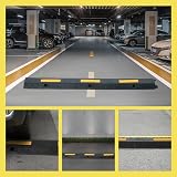 uyoyous 2 Channel Rubber Cable Floor Protector Ramp 100x15x3CM Heavy Duty Garage view 6