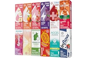 Cirkul Flavor Frenzy Bundle with 12 Flavor Cartridges, Zero Calories, and No Sugar Drink Mix