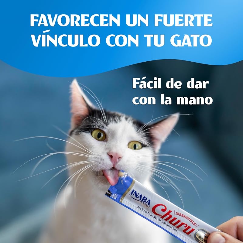 Churu Snack para Gatos, Multipack Sabor Pollo, 80 Sticks x 14g