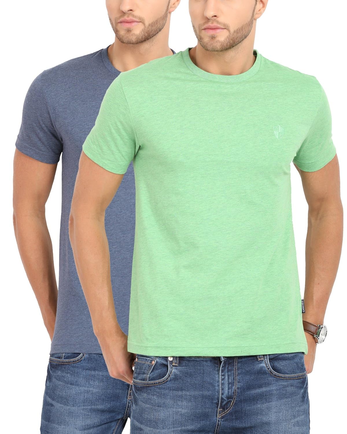 classic polo multicoloured combo of 2 for men t-shirts
