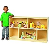 Children's Factory, Value Line Mobile 2-Shelf Storage Unit, ANG9149, Classroom or Daycare Furniture, Kids Room Organizer and Book Shelves