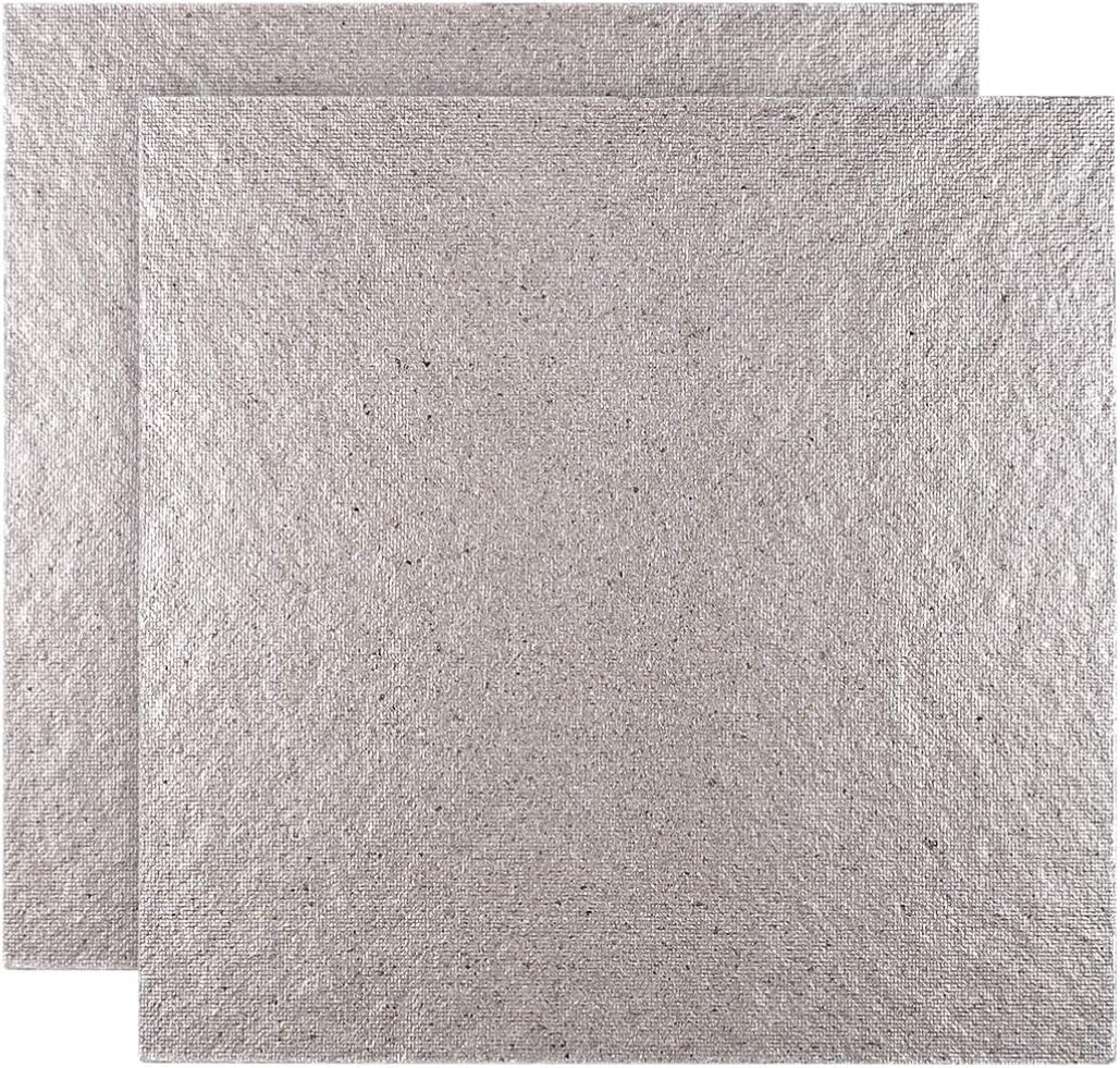 DOITOOL 2PCS Waveguide Cover for Microwave Oven Repairing Part Mica Plates Sheets (5.1 Inch x 5.1 Inch)