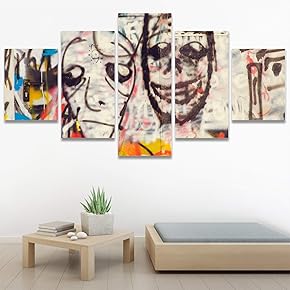 SIGNWIN 5 Panel Canvas Wall Art Decorative Elements...